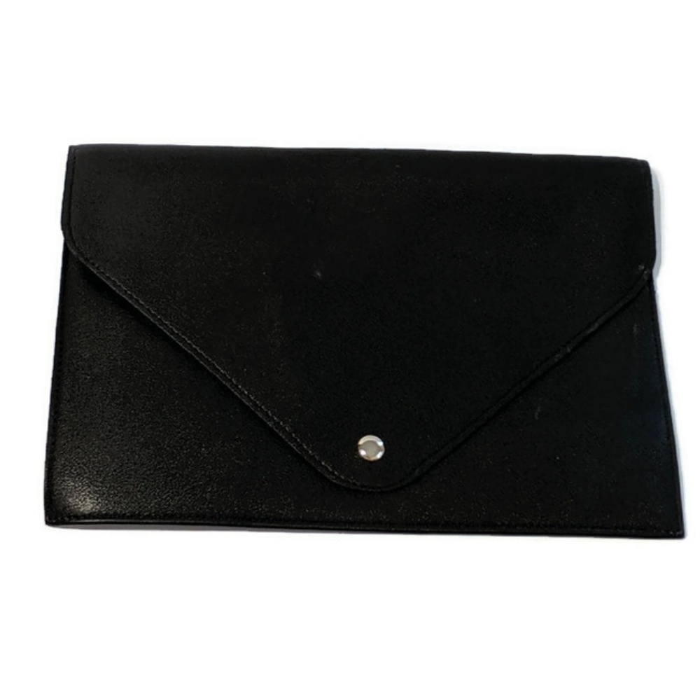 Black Envelope Clutch Colorplay Travel Business